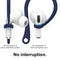 For AirPods 1 / 2 / Pro Anti-lost Silicone Earphone Ear-hook(Dark Blue)