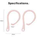For AirPods 1 / 2 / Pro Anti-lost Silicone Earphone Ear-hook(Pink)
