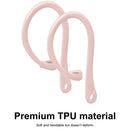 For AirPods 1 / 2 / Pro Anti-lost Silicone Earphone Ear-hook(Pink)