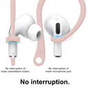 For AirPods 1 / 2 / Pro Anti-lost Silicone Earphone Ear-hook(Pink)