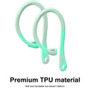 For AirPods 1 / 2 / Pro Anti-lost Silicone Earphone Ear-hook(Green)