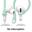 For AirPods 1 / 2 / Pro Anti-lost Silicone Earphone Ear-hook(Green)
