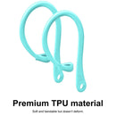 For AirPods 1 / 2 / Pro Anti-lost Silicone Earphone Ear-hook(Mint Green)