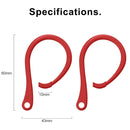For AirPods 1 / 2 / Pro Anti-lost Silicone Earphone Ear-hook(Red)