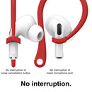 For AirPods 1 / 2 / Pro Anti-lost Silicone Earphone Ear-hook(Red)
