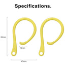For AirPods 1 / 2 / Pro Anti-lost Silicone Earphone Ear-hook(Yellow)