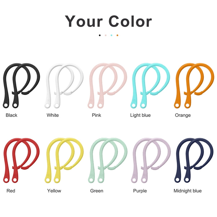 For AirPods 1 / 2 / Pro Anti-lost Silicone Earphone Ear-hook(Mint Green)