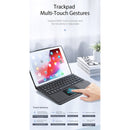 DUX DUCIS For iPad 10.2 & 10.5 inch Detachable Touch Bluetooth Keyboard PU Leather + Silicone Tablet Case with Smart Sleep & Wake-up / Pen Slot / Bracket(Black)