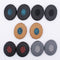 1 Pair For Bose OE2 / OE2i / SoundTrue Headset Cushion Sponge Cover Earmuffs Replacement Earpads(Black Blue)