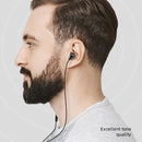 ROCK Space 3.5mm In-ear Stereo Music Earphones Wired Earphone with Mic & Line Control(Black)