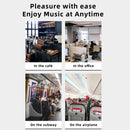 ROCK Space 3.5mm In-ear Stereo Music Earphones Wired Earphone with Mic & Line Control(Black)