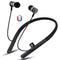 F108 Bluetooth 4.2 Hanging Neck Design Bluetooth Headset, Support Music Play & Switching & Volume Control & Answer(Black)