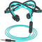 Mucro ML233 Foldable Wired Running Sports Headphones Night Neckband In-Ear Stereo Earphones, Cable Length: 1.2m(Blue)
