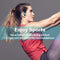 Mucro ML233 Foldable Wired Running Sports Headphones Night Neckband In-Ear Stereo Earphones, Cable Length: 1.2m(Blue)