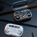 Original Lenovo QT81 TWS CVC8.0 Noise Reduction Touch Bluetooth Earphone with Charging Box & Digital Display, Support Power Bank(White)