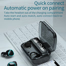 M10 Bluetooth 5.1 TWS Digital Display Wireless Bluetooth Earphone with Charging Box, Support Touch & Siri & Battery Display(Green)