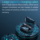 M10 Bluetooth 5.1 TWS Digital Display Wireless Bluetooth Earphone with Charging Box, Support Touch & Siri & Battery Display(Black)