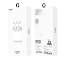 TOTUDESIGN EAUB-045 Glory Series Simplified Version TWS Wireless Bluetooth Earphone(White)
