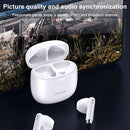 USAMS-IA04 Zero Sense Series Wireless Bluetooth 5.0 Mini TWS Earphone with Charging Box (White)