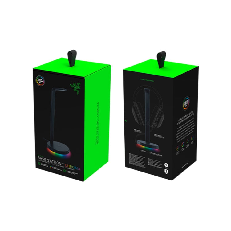 Razer Base Station V2 Chroma RGB Luminous USB Ports Charging Headset Holder(Pink)