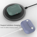 For AirPods Pro Silicone Wireless Earphone Protective Case Cover without Buckle(Green)