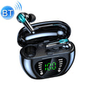 M29 Intelligent Noise Reduction Gaming Bluetooth Earphone with Digital Display Charging Box, Support HD Call & Siri & Power Bank (Black)