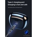 M29 Intelligent Noise Reduction Gaming Bluetooth Earphone with Digital Display Charging Box, Support HD Call & Siri & Power Bank (White)