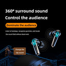 M29 Intelligent Noise Reduction Gaming Bluetooth Earphone with Digital Display Charging Box, Support HD Call & Siri & Power Bank (Black)