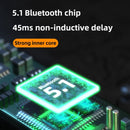 M29 Intelligent Noise Reduction Gaming Bluetooth Earphone with Digital Display Charging Box, Support HD Call & Siri & Power Bank (White)