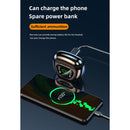 M29 Intelligent Noise Reduction Gaming Bluetooth Earphone with Digital Display Charging Box, Support HD Call & Siri & Power Bank (Black)