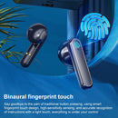 V9 Mirror Noodle Wireless Bluetooth Earphone with Charging Compartment (Black)