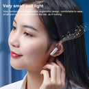 V9 Mirror Noodle Wireless Bluetooth Earphone with Charging Compartment (Black)