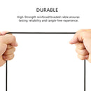 ZS0170 Headphone Audio Cable for SteelSeries Arctis 3 5 7 Pro (Black)