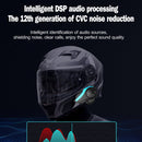 Hysnox HY-02 Bluetooth 5.0 Motorcycle Helmet Headset 2000M 6 Riders Intercom Headset (Blue)
