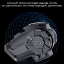 HY-1001 Bluetooth 5.0 Motorcycle Helmet Headset 800M 2 Riders Intercom Headset