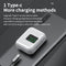 L12 Bluetooth 5.0 TWS Touch Digital Display Wireless Bluetooth Earphone with Charging Box(White)