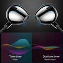 Original Lenovo HF140 High Sound Quality Noise Cancelling In-Ear Wired Control Earphone(Black)