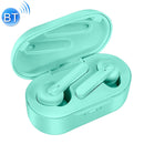 DT-5 IPX Waterproof Bluetooth 5.0 Wireless Bluetooth Earphone with Magnetic Charging Box, Support Call & Power Bank Function(Green)