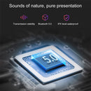 DT-5 IPX Waterproof Bluetooth 5.0 Wireless Bluetooth Earphone with Magnetic Charging Box, Support Call & Power Bank Function(Green)