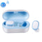 DT-6 IPX Waterproof Bluetooth 5.0 Wireless Bluetooth Earphone with 400mAh Magnetic Charging Box, Support Call(Blue)