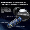 Langsdom T26 Bluetooth 5.0 Wireless Bluetooth Earphone with Charging Box, Supports HD Calls & Siri & IOS System Battery Prompt