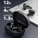 Langsdom T26 Bluetooth 5.0 Wireless Bluetooth Earphone with Charging Box, Supports HD Calls & Siri & IOS System Battery Prompt