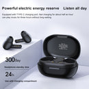 Langsdom T26 Bluetooth 5.0 Wireless Bluetooth Earphone with Charging Box, Supports HD Calls & Siri & IOS System Battery Prompt