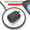 For AirPods Pro 5 in 1 Silicone Earphone Protective Case + Earphone Bag + Earphones Buckle + Hook + Anti-lost Rope Set(Green)