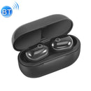 DT-17 Wireless Two Ear Bluetooth Headset Supports Touch & Smart Magnetic Charging & Power On Automatic Pairing (Black)