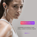DT-17 Wireless Two Ear Bluetooth Headset Supports Touch & Smart Magnetic Charging & Power On Automatic Pairing(Green)