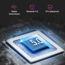 DT-17 Wireless Two Ear Bluetooth Headset Supports Touch & Smart Magnetic Charging & Power On Automatic Pairing(Blue)