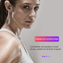 Dt-18 Wireless Two Ear Bluetooth Headset With 2000mAh Charging Cabin & Touch & Intelligent Magnetic Suction Charging (Black)