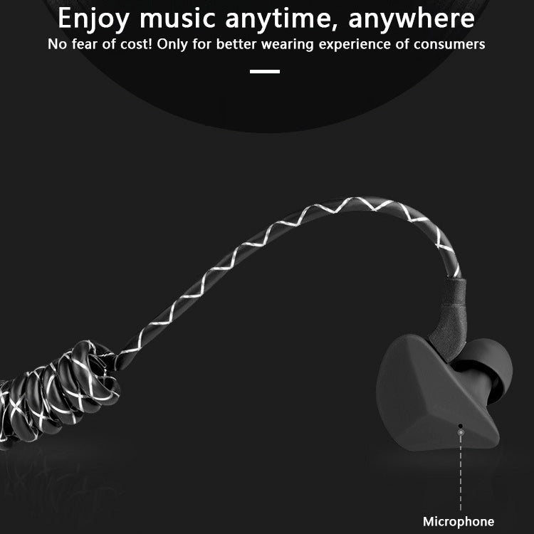 M12 In-ear Retractable Wireless Sports Bluetooth Headset for Apple Headset(Black)