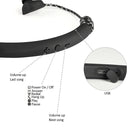 M12 In-ear Retractable Wireless Sports Bluetooth Headset for Apple Headset(Black)